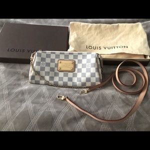 Authentic Louis Vuitton Damier Eva